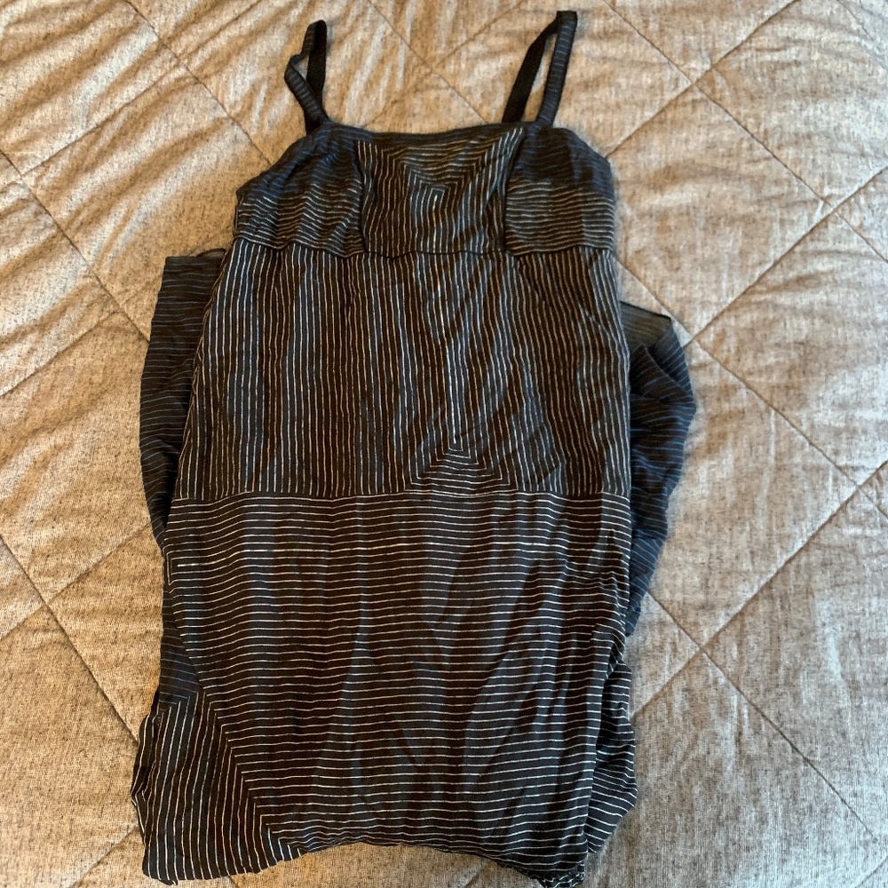 Proenza Schouler Silk Striped Maxi Dress